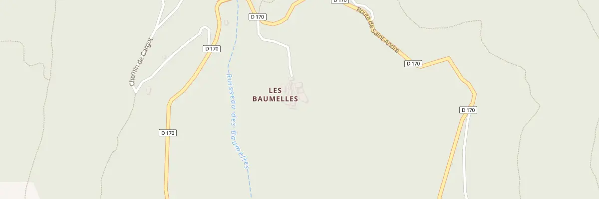 Plan du 5197 Les Beaumelles à Mandagout