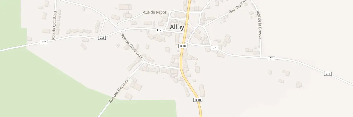 Plan du 354 Rte de Cercy à Alluy