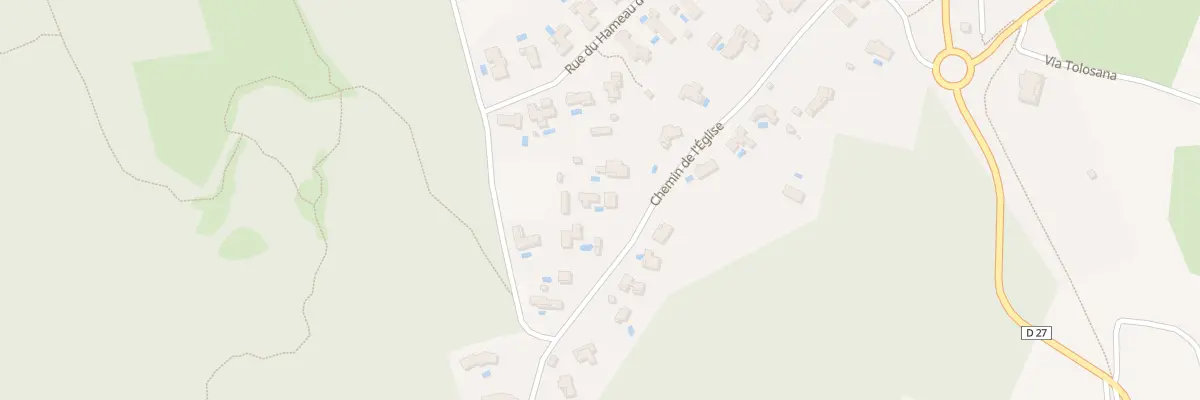Plan de Che de l’Eglise à La Boissière