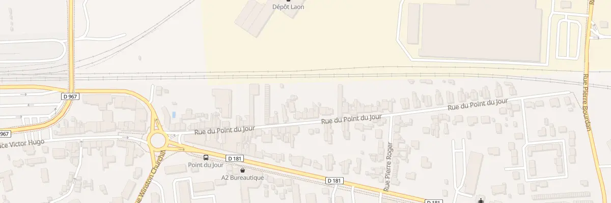 Plan du 55 Rue du Point du Jour à Laon