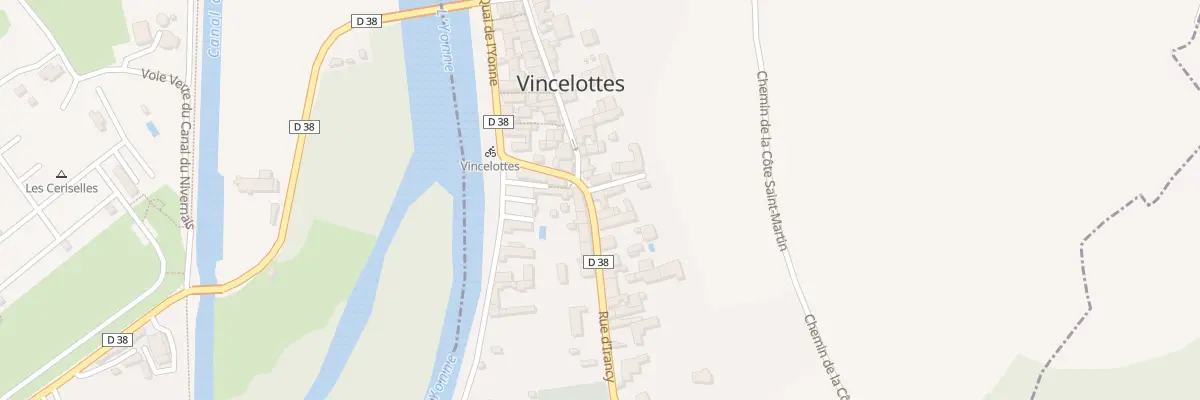 Plan du 5 Rue d’Irancy à Vincelottes