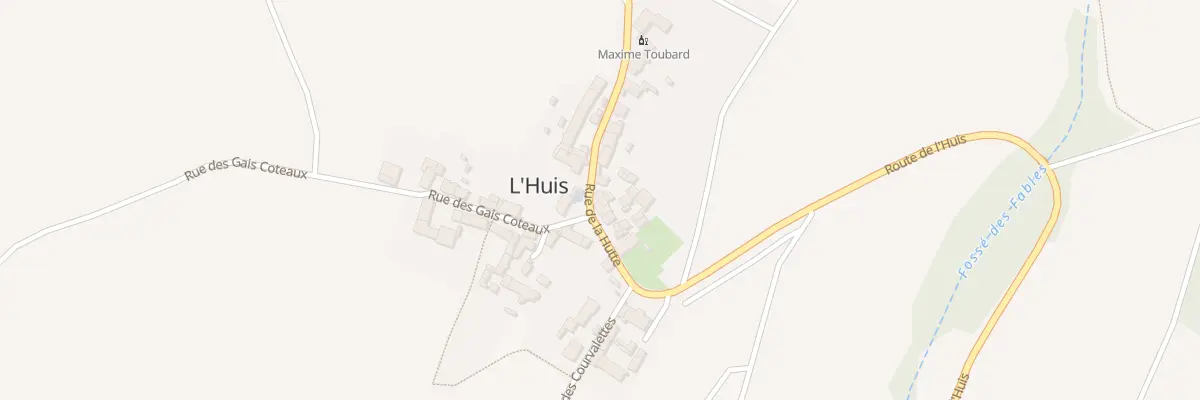 Plan du 14 Rue de la Hutte au Breuil