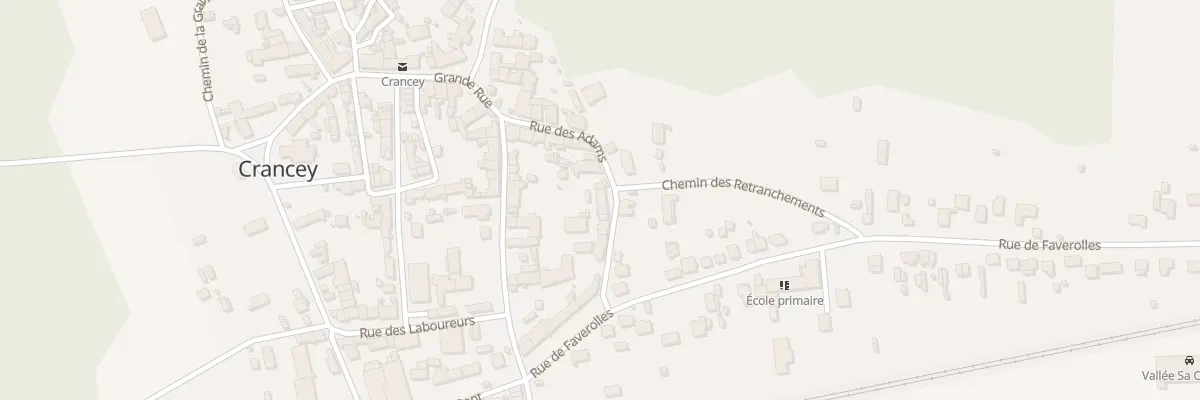 Plan du 2 Rue de la Grenadiere à Crancey