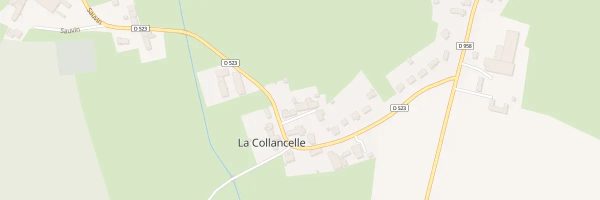Plan du 48 Le Bourg à La Collancelle