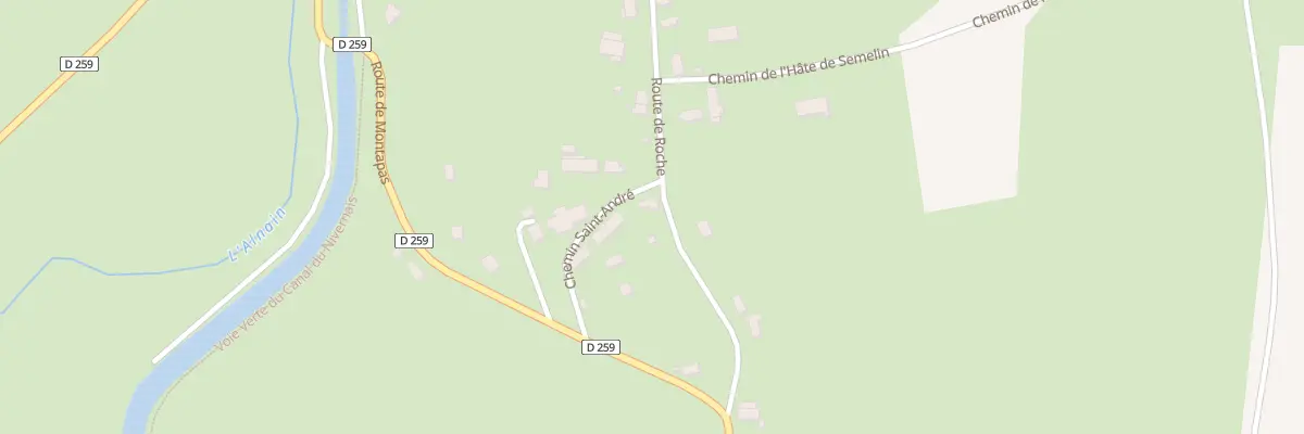 Plan du 19 Che Saint André à Mont-et-Marré