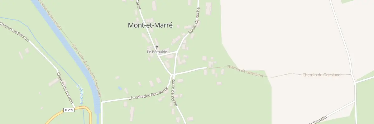 Plan du 66A Le Bourg à Mont-et-Marré