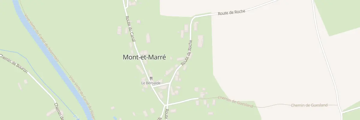 Plan du 615 Rte de Roche à Mont-et-Marré