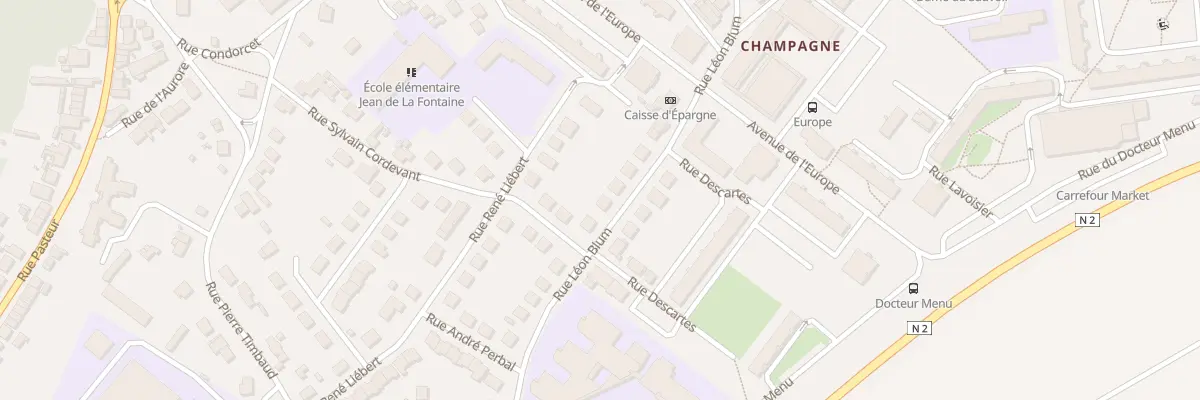 Plan du 98 Rue Léon Blum à Laon