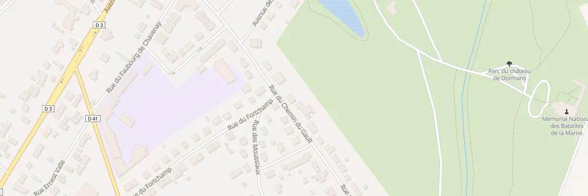 Plan du 23 Rue du Chemin du Gault à Dormans