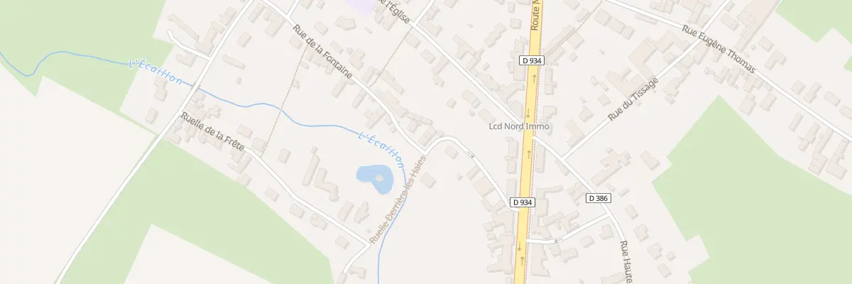 Plan du 21 Rue de la Fontaine à Louvignies-Quesnoy