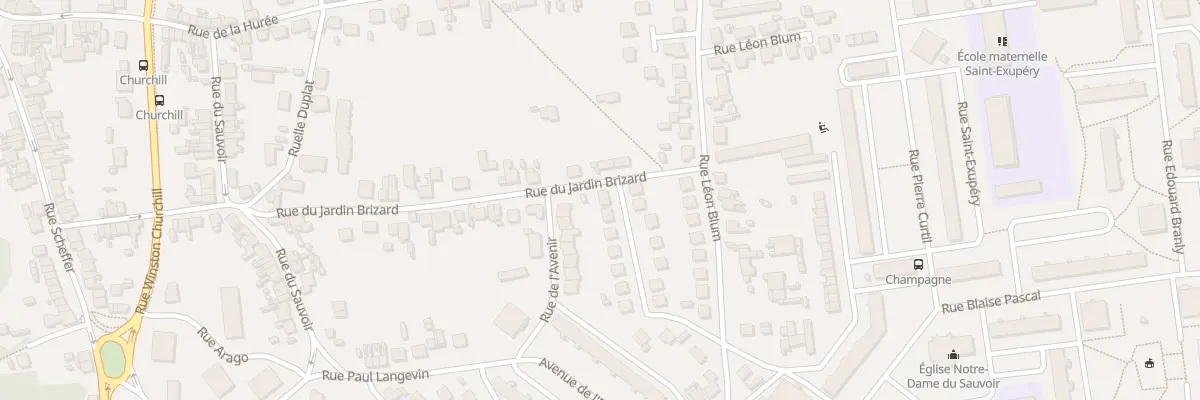 Plan du 2 Rue Georges Wrobel à Laon