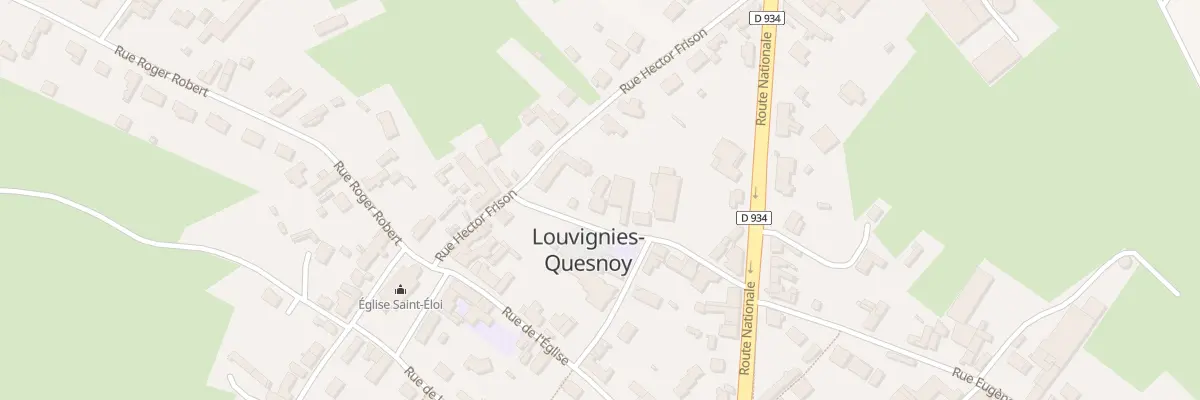 Plan du 6 Rue de la Mairie à Louvignies-Quesnoy