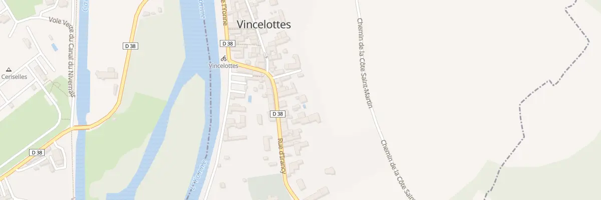 Plan du 11 Rue d’Irancy à Vincelottes