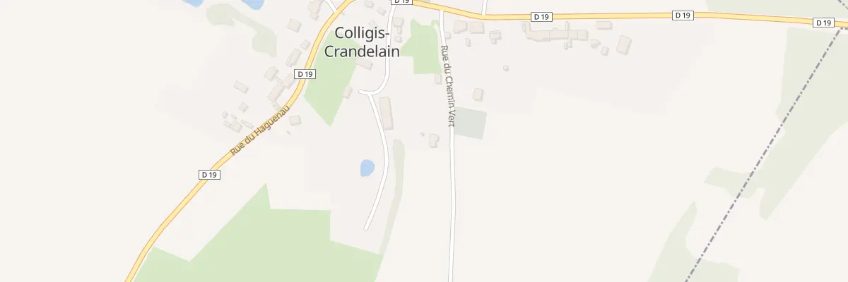 Plan du 12 Rue du Chemin Vert à Colligis-Crandelain