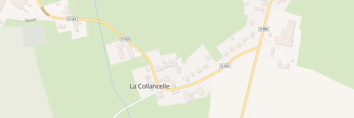 Plan du 46 Le Bourg à La Collancelle
