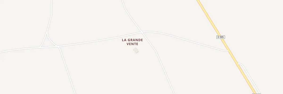 Plan du 87 La Grande Vente à Champlost