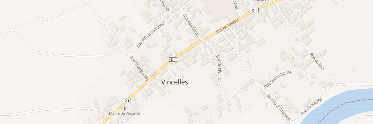 Plan du 11 Rue d’Argentelle à Vincelles