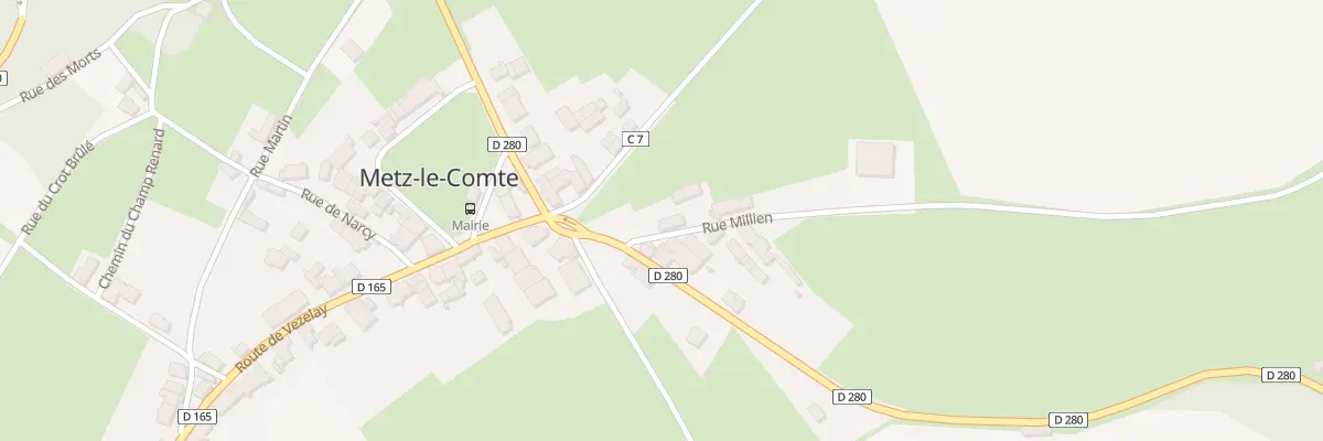Plan du 36 Le Bourg à Metz-le-Comte