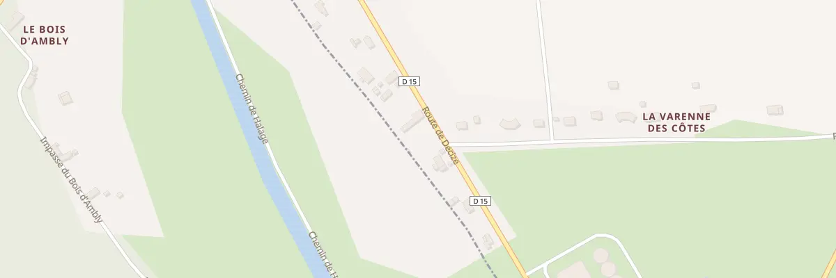 Plan du 689 Rte de Decize à Saint-Martin-des-Lais