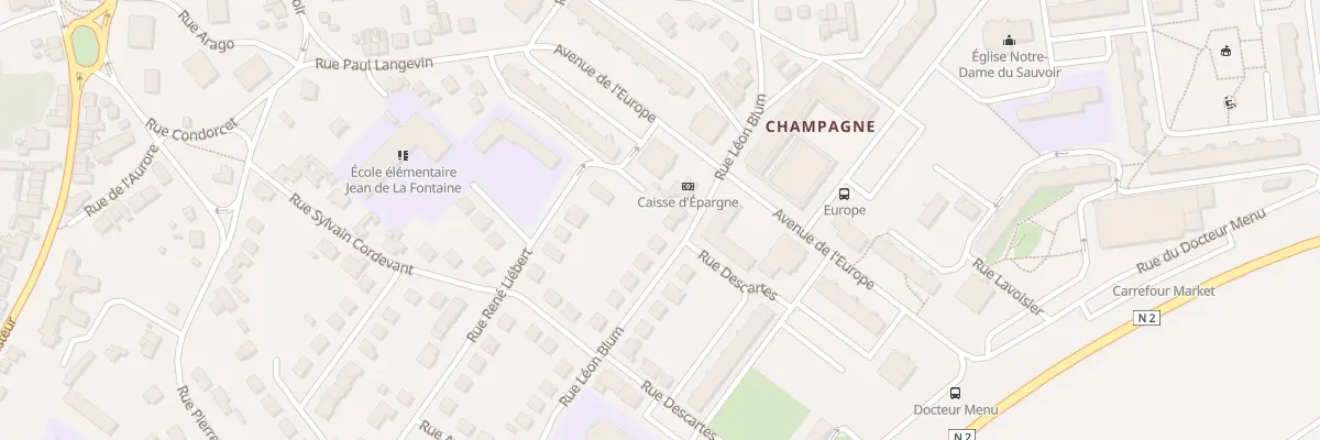 Plan du 90 Rue Léon Blum à Laon
