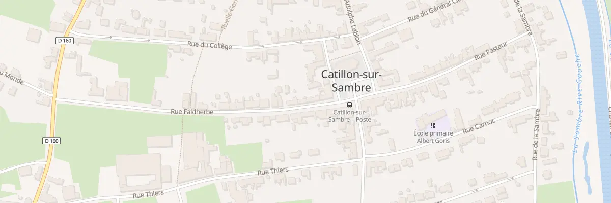 Plan du 2 Rue Faidherbe à Catillon-sur-Sambre