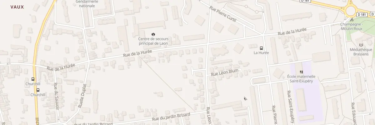 Plan du 38 Rue Léon Blum à Laon