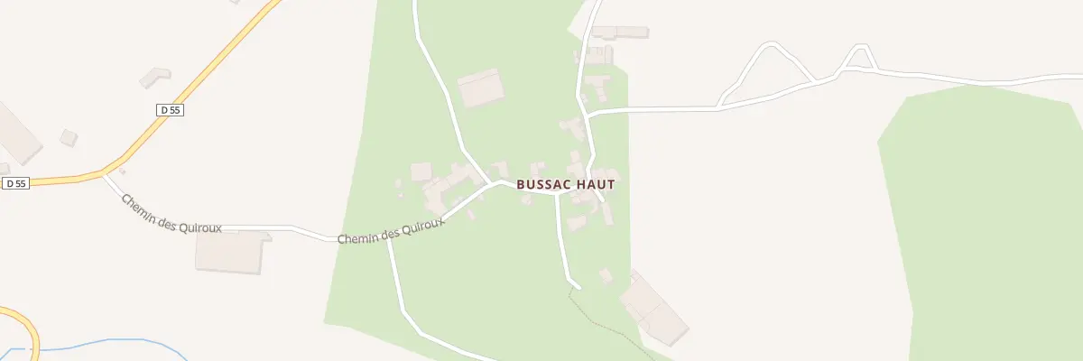 Plan du 5443 Bussac Haut à Siaugues-Sainte-Marie
