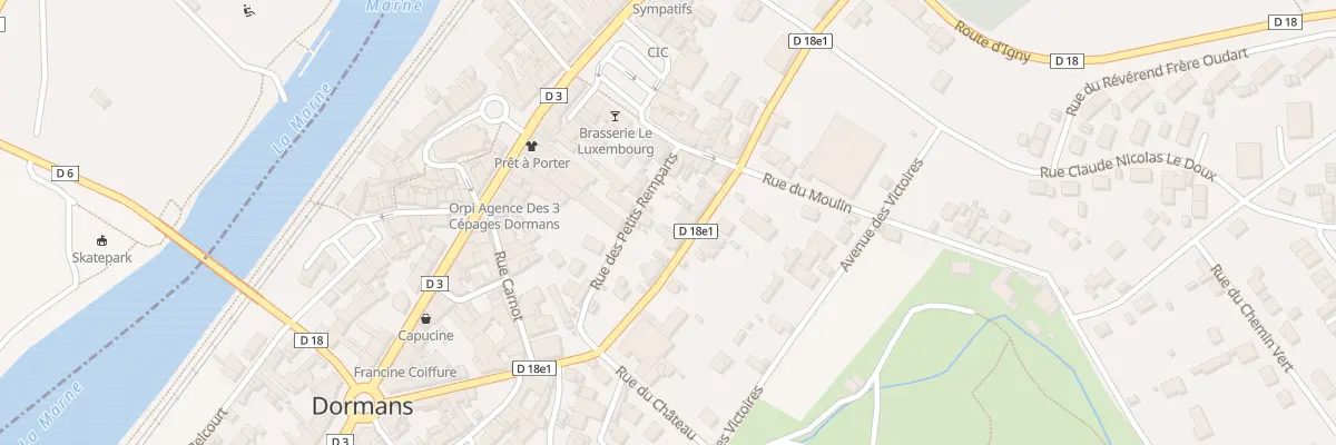 Plan du 7 Rue des Grands Remparts à Dormans