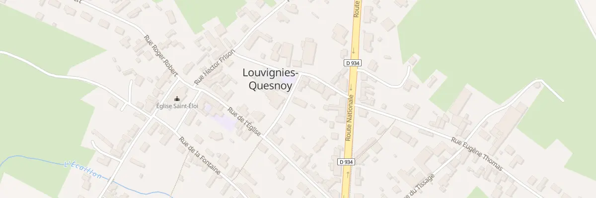Plan du 6 Rue de l’Ecole à Louvignies-Quesnoy