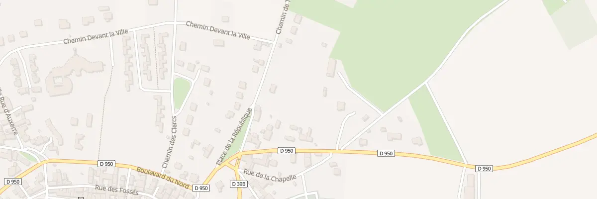 Plan du 5 Rue d’Auxerre à Mailly-le-Château