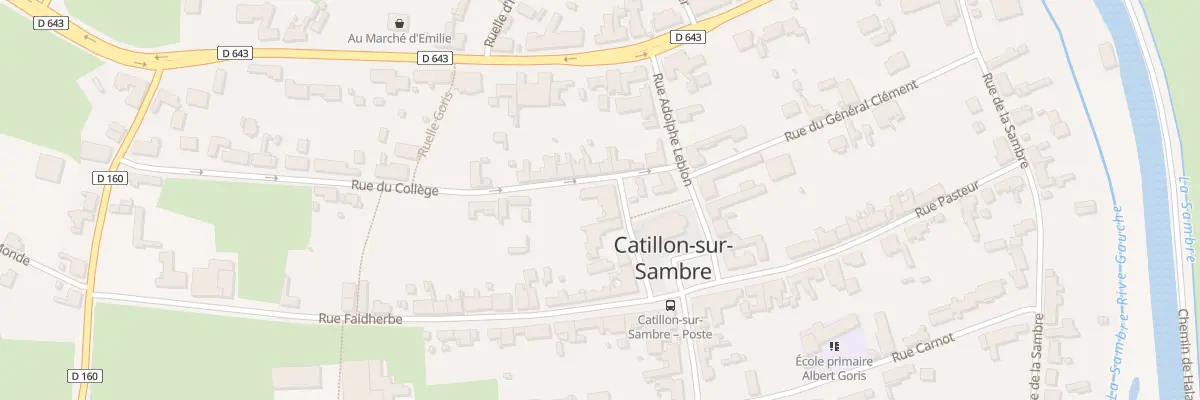 Plan du 5 Rue Fenelon à Catillon-sur-Sambre
