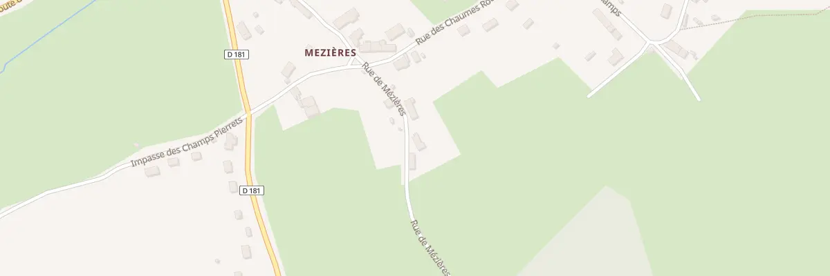 Plan du 9 Rue de Mézières à Chaumot