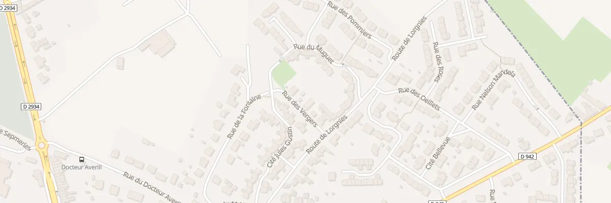 Plan du 8 Rue des Vergers au Quesnoy