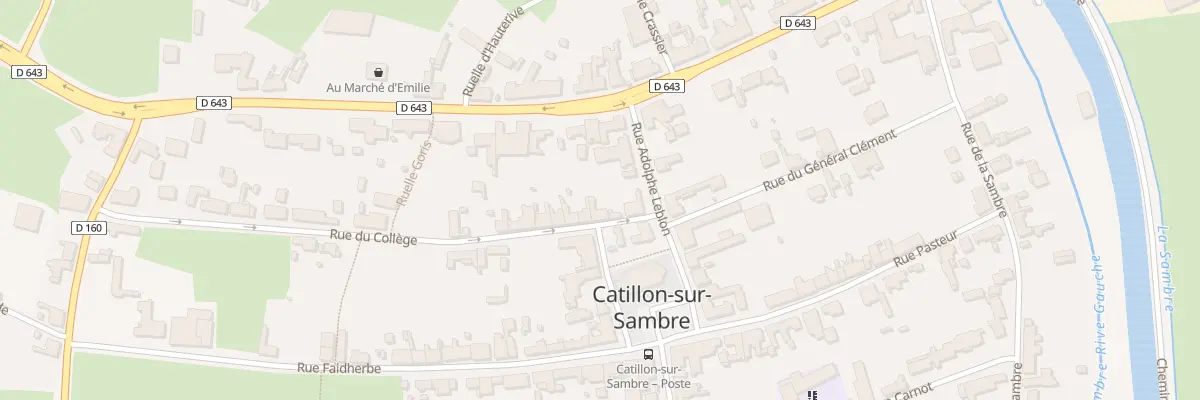 Plan du 4 Rue du Collège à Catillon-sur-Sambre