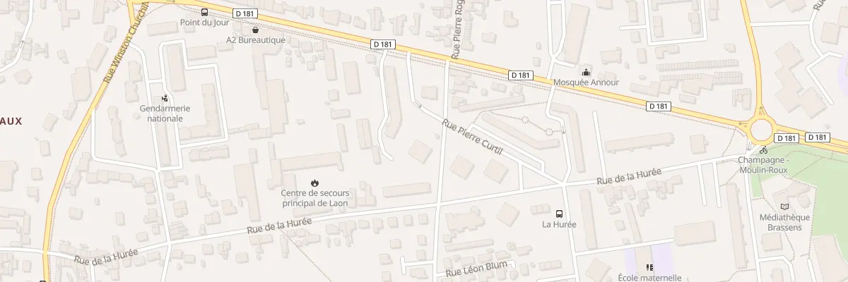 Plan du 22 Rue Léon Blum à Laon