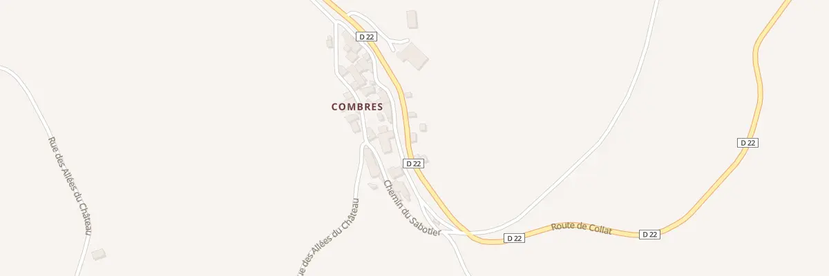 Plan du 1 Rte de Collat à Saint-Pal-de-Senouire