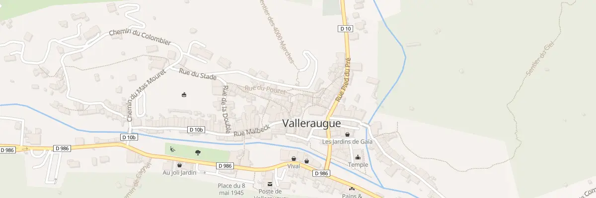 Plan du 1 Rue du Pouzet à Val-d’Aigoual