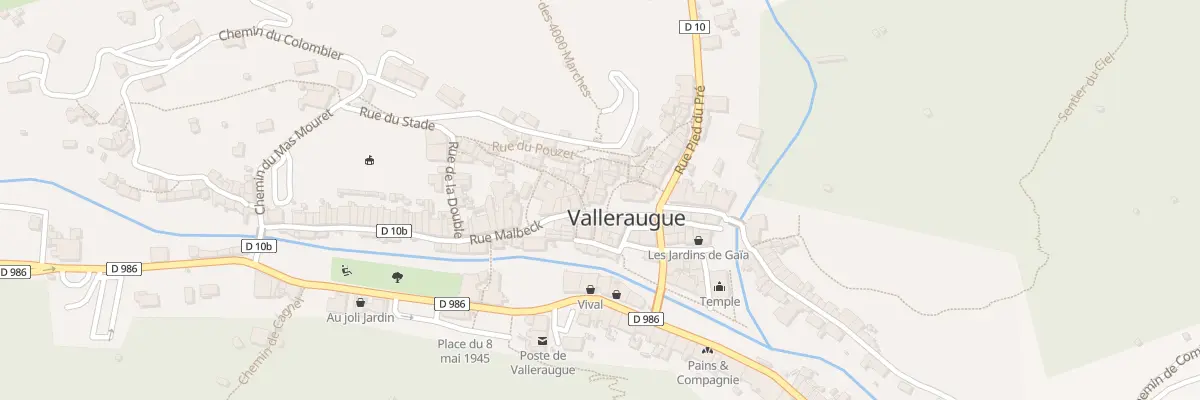 Plan du 5254 La Plage à Val-d’Aigoual