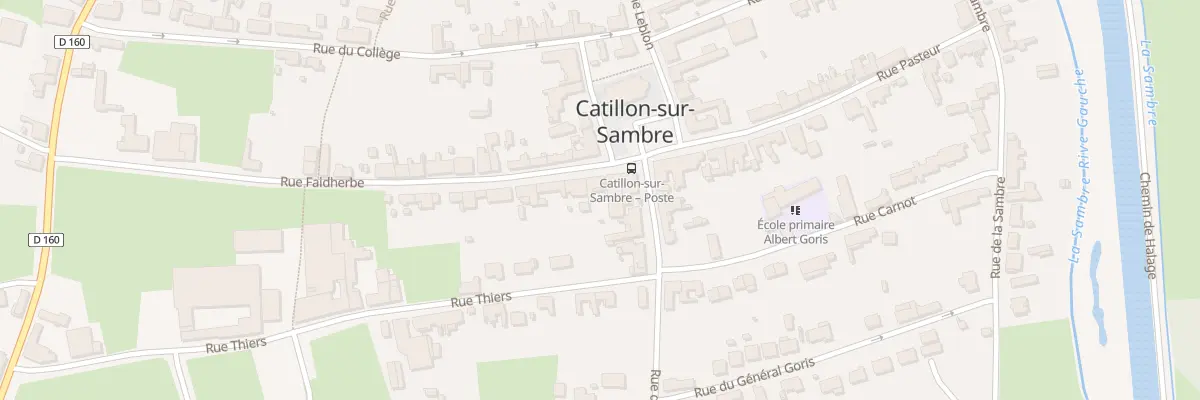 Plan du 1 Rue Faidherbe à Catillon-sur-Sambre