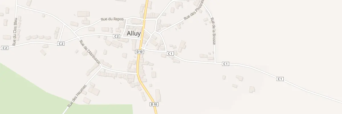 Plan du 94 Rue du Chateau à Alluy