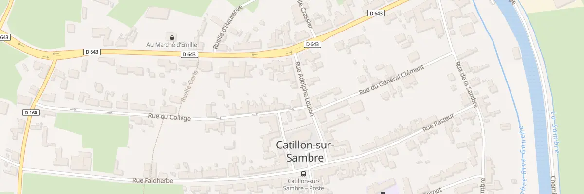 Plan du 2 Rue du Collège à Catillon-sur-Sambre