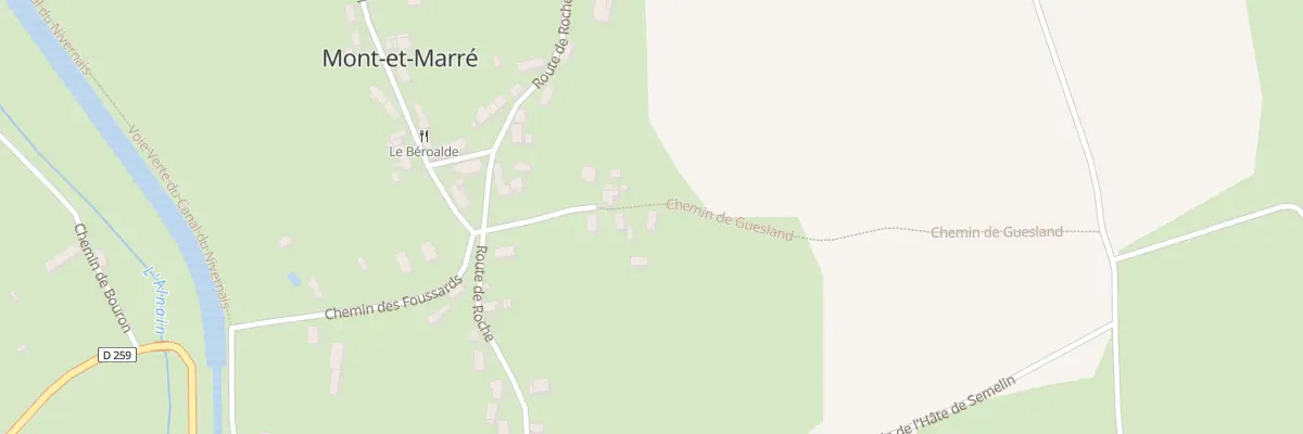 Plan du 51 Le Bourg à Mont-et-Marré