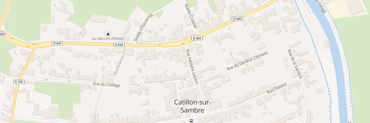Plan du 5 Rue Adolphe Leblon à Catillon-sur-Sambre