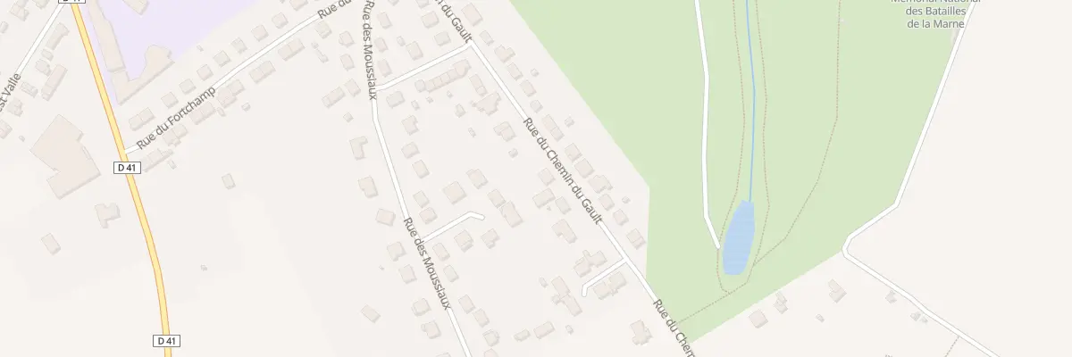 Plan du 9002 Rue du Chemin du Gault à Dormans