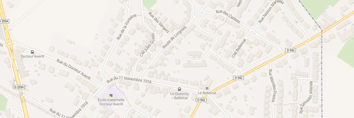Plan du 21 Rue des Bleuets au Quesnoy
