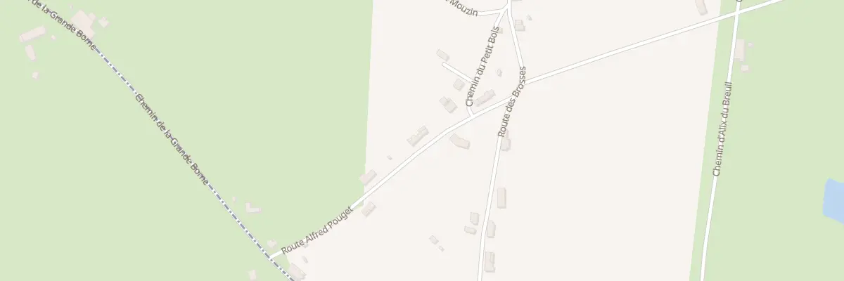 Plan du 4 Rte Alfred Pouget au Breuil