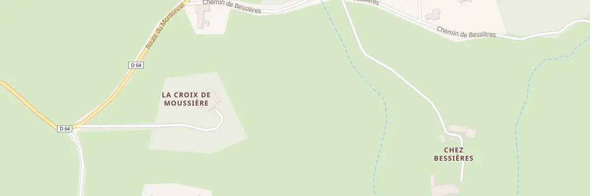 Plan du 5050 La Croix de Moussiere à Palladuc