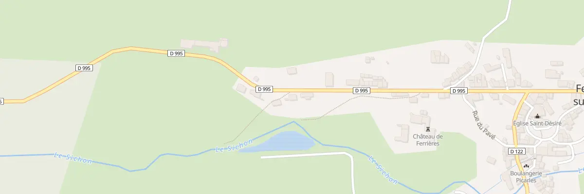 Plan du 41 Rue François Riboulet à Ferrières-sur-Sichon