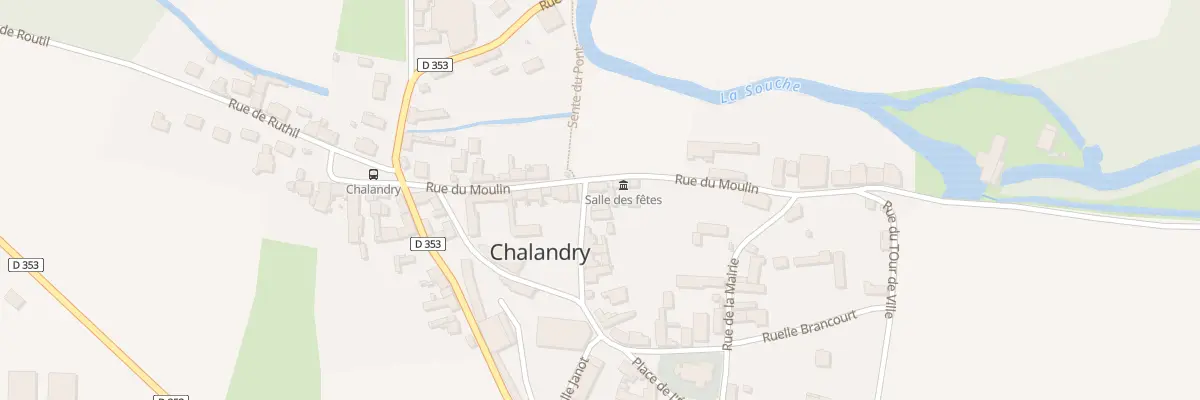 Plan du 7 Rue du Presbytère à Chalandry
