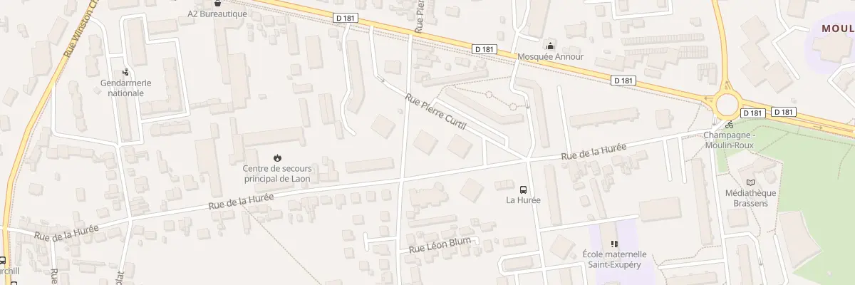 Plan du 35 Rue Léon Blum à Laon